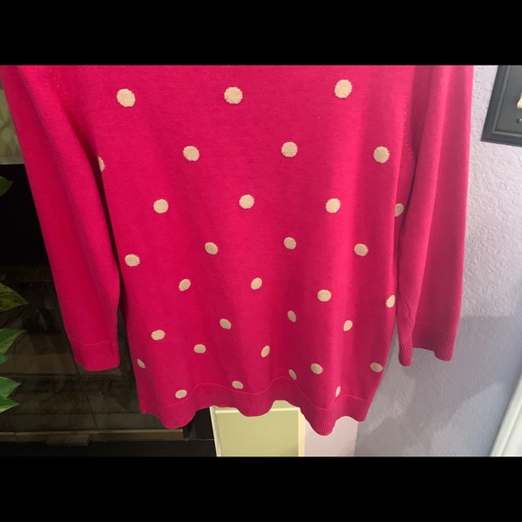 🌺CROFT & BARROW PINK SWEATER (Large)🌺 - Picture 4 of 12